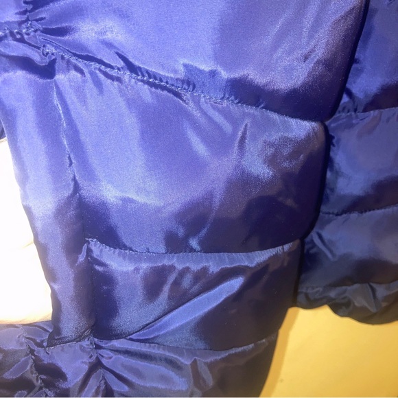 U.S. Polo Assn Puffer Jacket Hooded Women’s XL Navy Faux Fur Lining - Picture 9 of 9